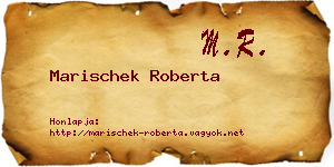 Marischek Roberta névjegykártya